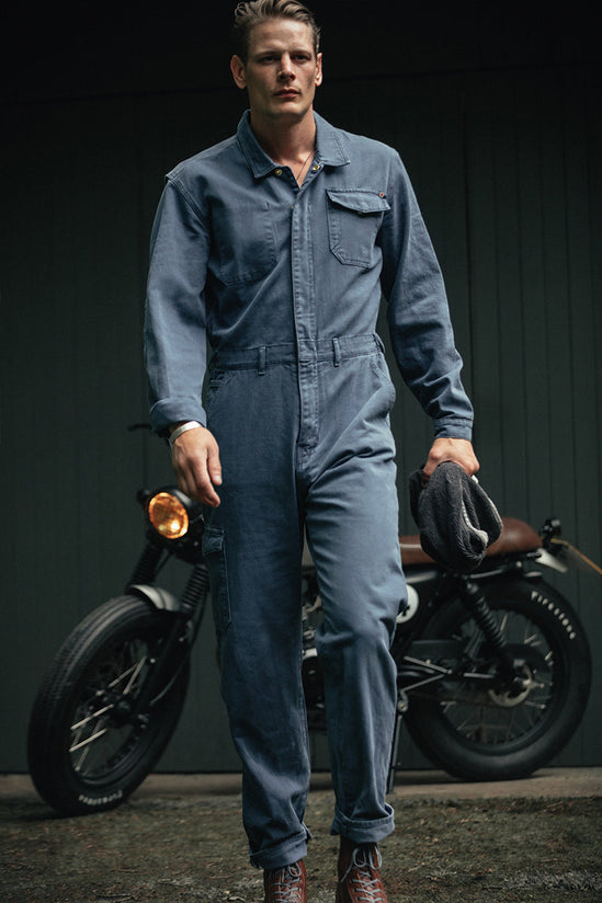 &SONS Churchill Coveralls Dark Denim