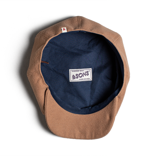 Jackson Traditional Baker Boy Hat  - Tan