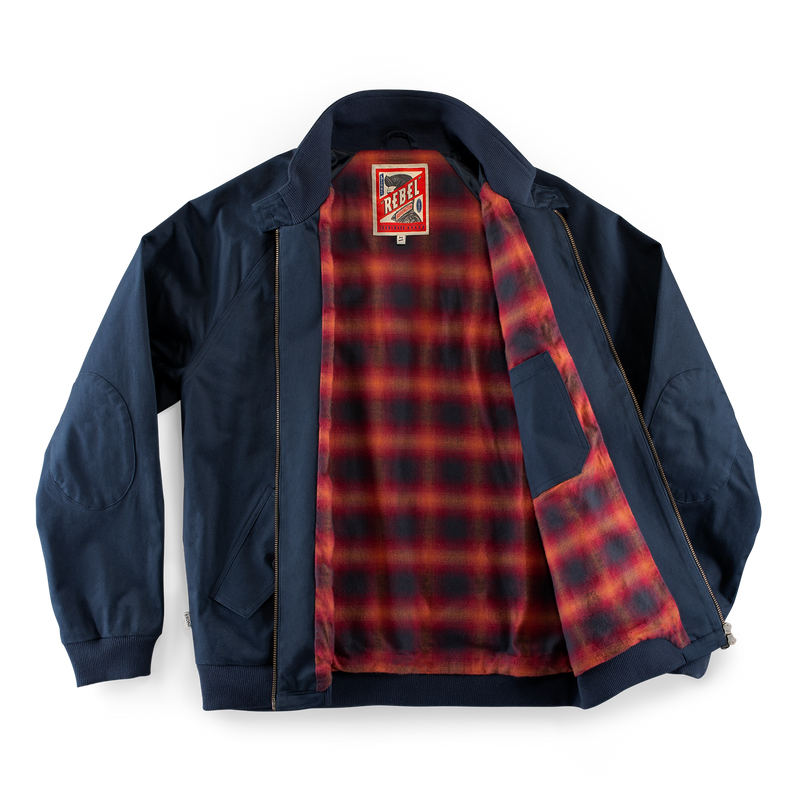 &SONS Rebel Harrington Jacket Navy – www.andsons.us &SONS Rebel Harrington Jacket Navy – www.andsons.us