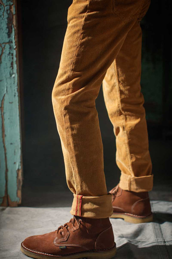 Brandon Jeans - Corduroy Tan