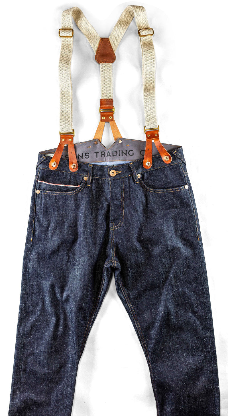The New Frontier 14oz Selvedge Anti-bac Raw Denim Jeans – www