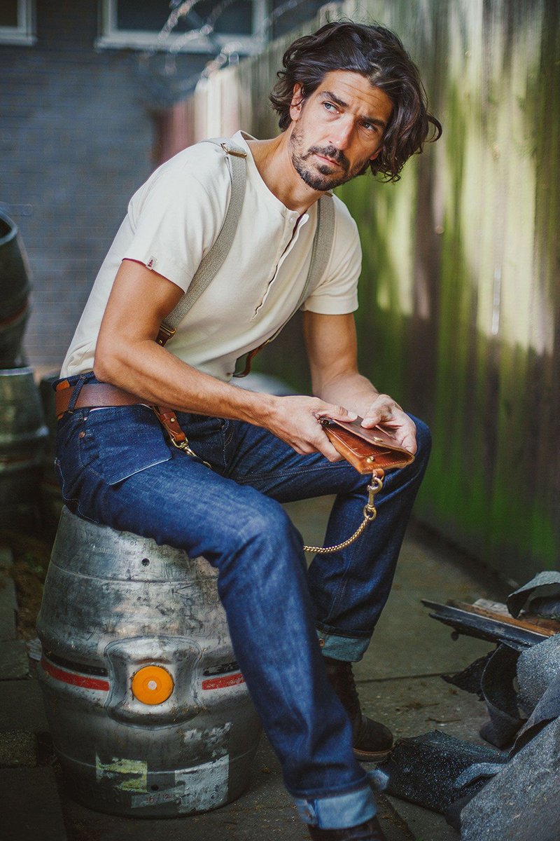 The New Frontier 14oz Selvedge Anti bac Raw Denim Jeans