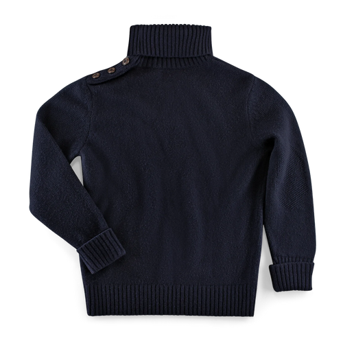 &SONS Ahab Submariner Rollneck Jumper Navy | Men's Jumpers | &SONS