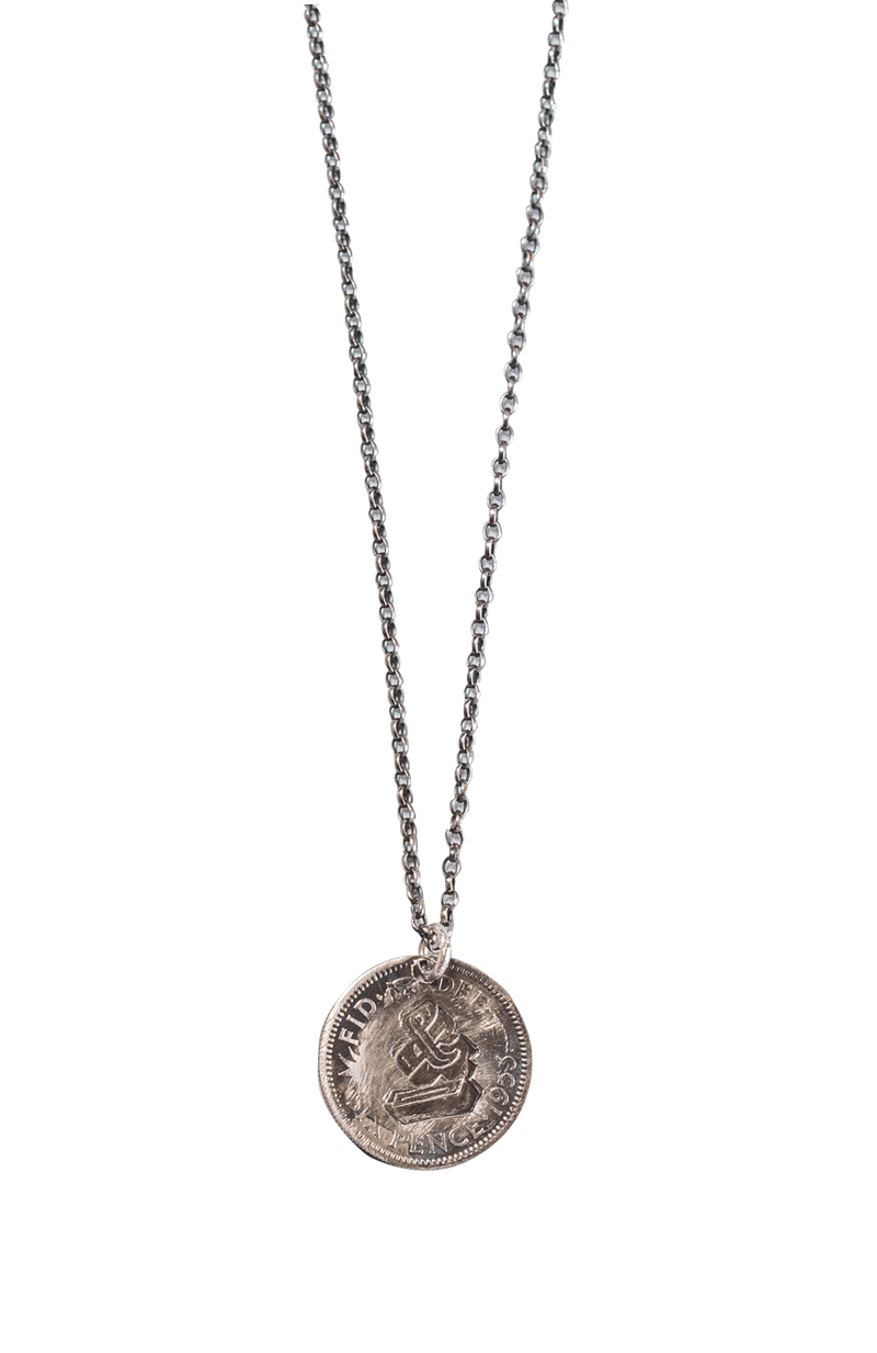 Lucky Sixpence Necklace www.andsons.us