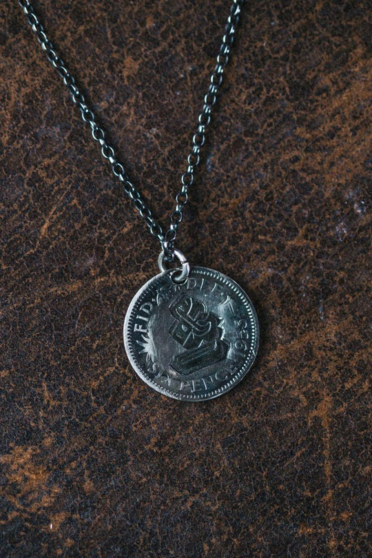 Lucky Sixpence Necklace