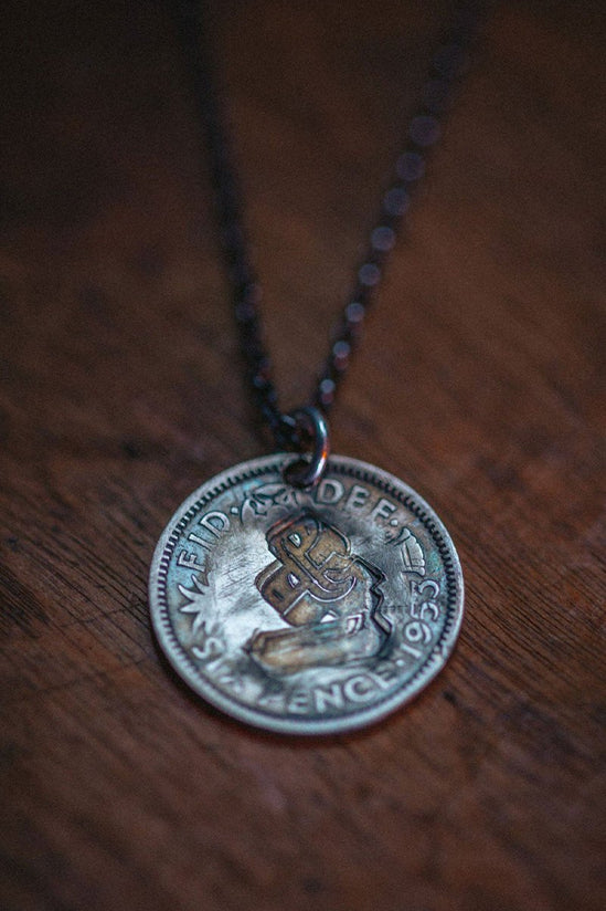 Lucky Sixpence Necklace