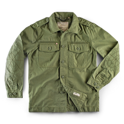 &SONS Flag Overshirt Army Green