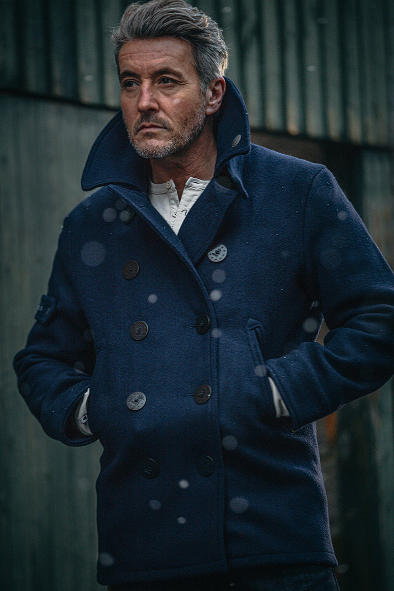 SONS Men s Boardwalk Peacoat Small
