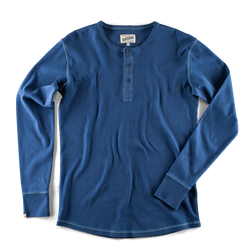 The New Elder Henley Shirt Indigo
