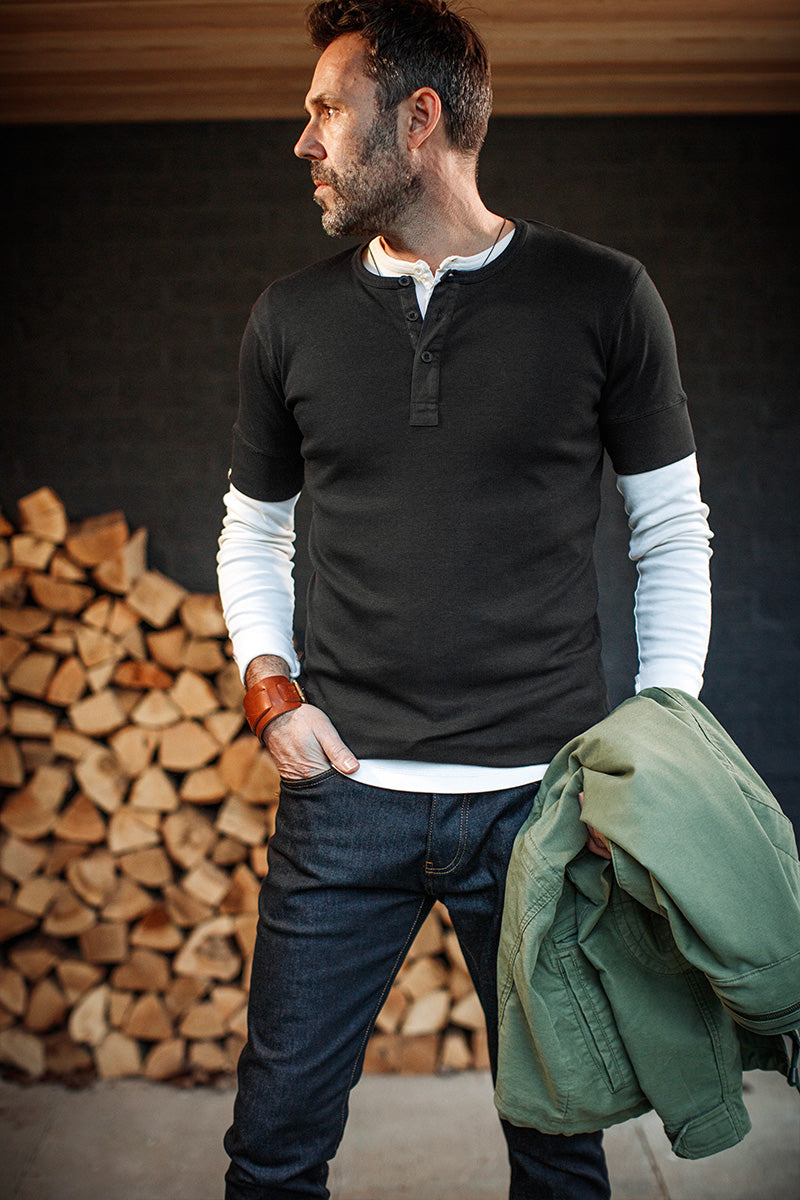 The New Elder Henley Shirt Raw