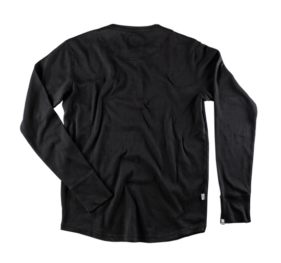 The New Elder Henley Shirt Black