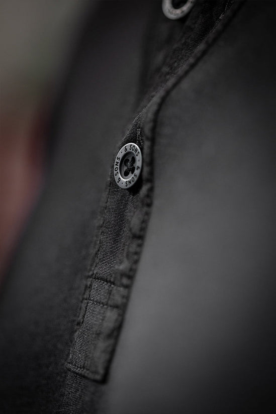 The New Elder Henley Shirt Black