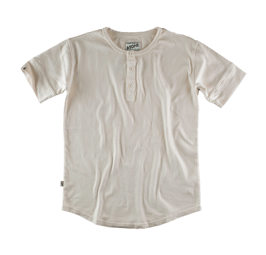 The New Elder Henley Short Sleeve Shirt Raw