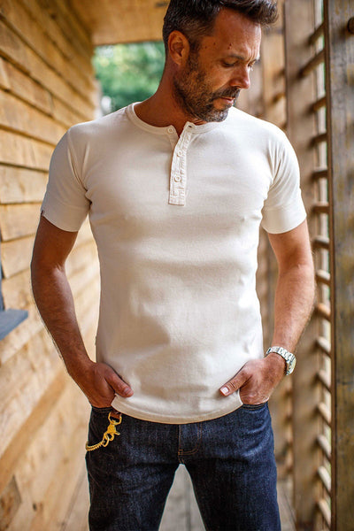 The New Elder Henley Short Sleeve Shirt Raw –