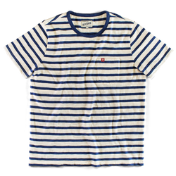 Breton Striped T Shirt Blue