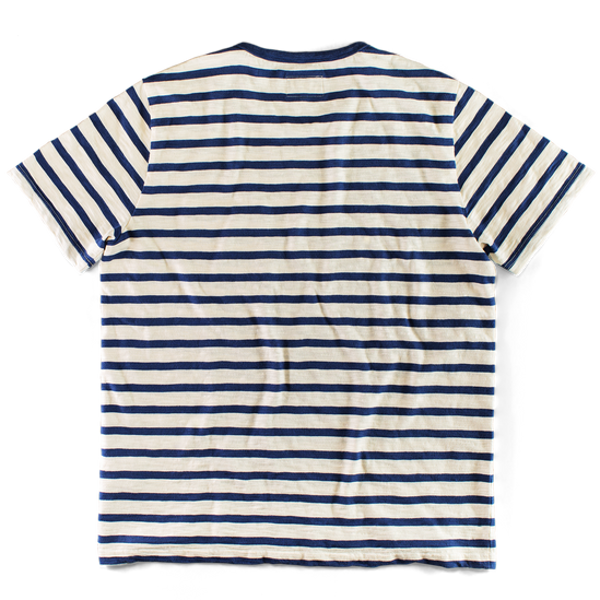 Breton Striped T Shirt Blue