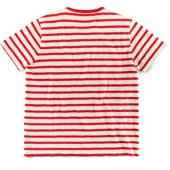 Breton Striped T Shirt Red