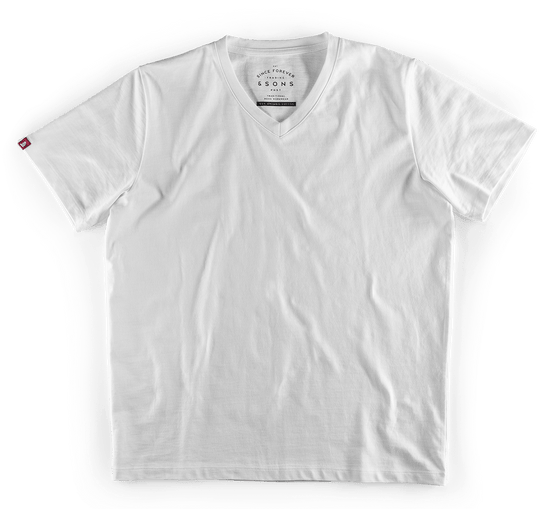 Classic White V-Neck T-Shirt