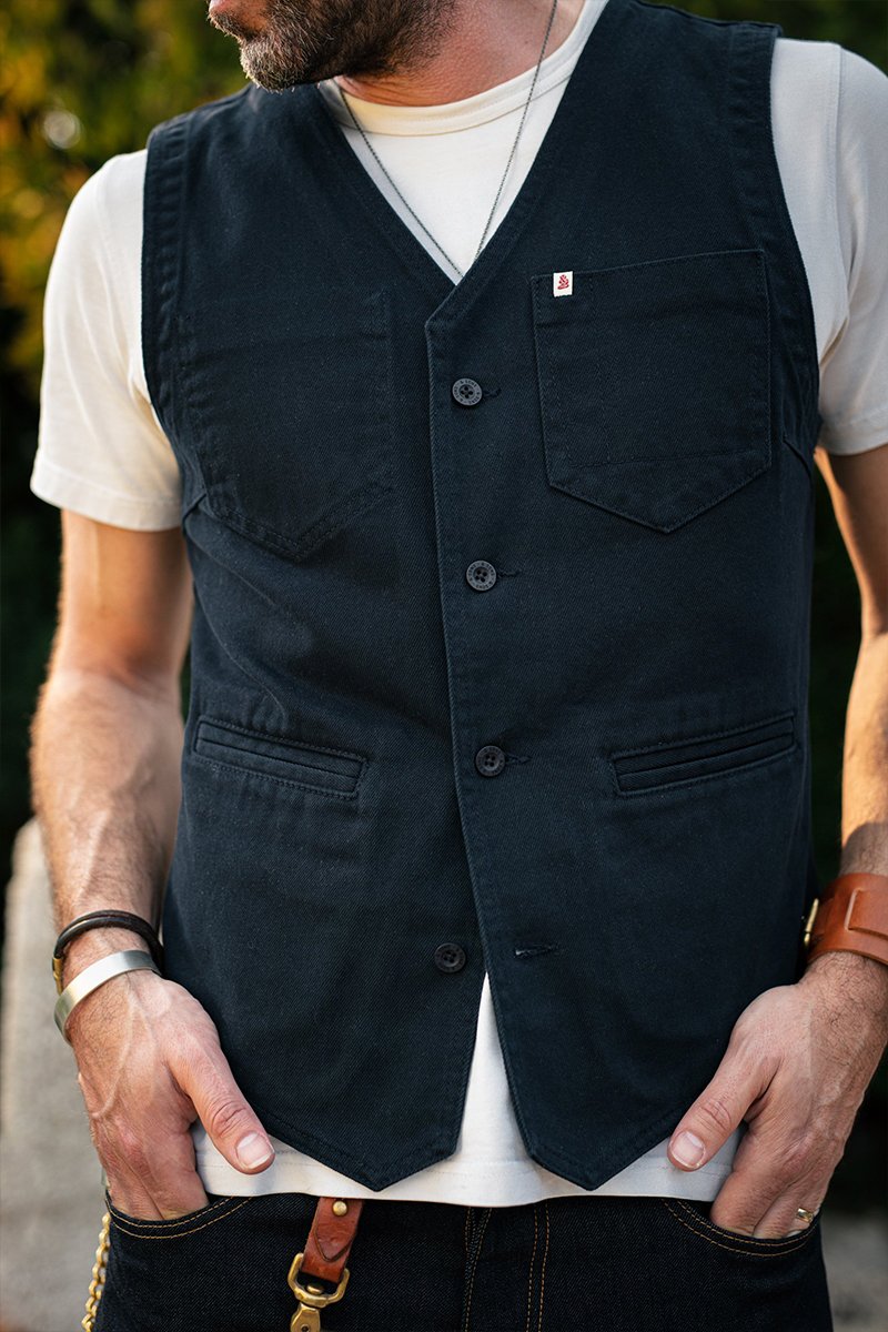 SONS Men s Navy Lincoln Waistcoat Vest Small