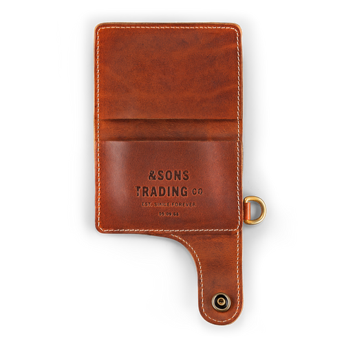 &SONS The Hustler Wallet Brown
