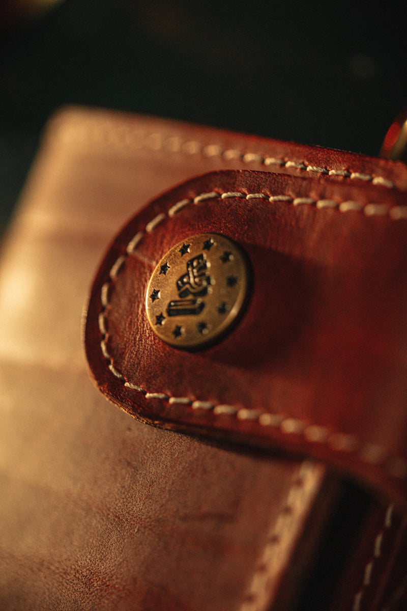 &SONS The Hustler Wallet Brown