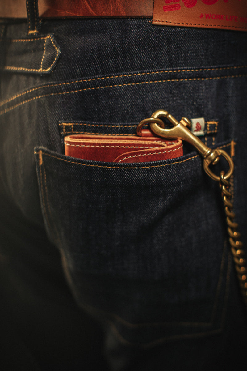 &SONS The Hustler Wallet Brown