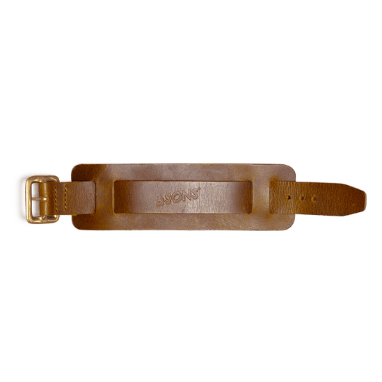 Leather Watch / Wrist Cuff Tan